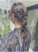 【cres奈佳子】ニュアンス編みおろし