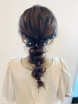 ヘアープラスヘッドスパ エン(Hair + Head spa en) ゆるふわ編みおろしセット