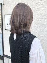 アーチ ブランチ 岡山北長瀬店(ARCH) 【ARCH 竹田】レイヤーボブ　ラベンダーベージュ