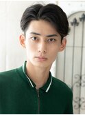 ナチュラルツーブロック七三分け好感度マッシュヘアa戸田公園