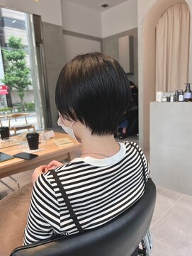ガリカ 横浜(Gallica) 【後藤嵩広】襟足すっきり大人ショート/黒髪スタイル