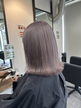 ラフ 難波店(LAFF) #黒髪#ボブルフ#ネビージュ#小顔#ワンレン