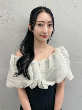 シーク 天神(SEEK) 【SEEK 松尾菫菜】ハーフアップ＊ヘアセット