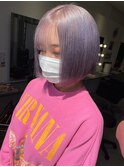 【梅田】ケアブリーチダブルカラーラベンダーカラー髪質改善