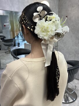 シティ(CITY) ヘアセット　卒業式ヘア