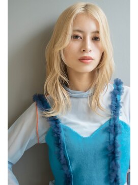 ヘアーラニッシュ 柏の葉キャンパス店(hair Lanish) 外国人風ウルフミディアム/20代30代40代/顔まわりレイヤー