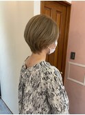 シナモンベージュ×ショート【横浜/横浜駅】