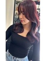 ラフ 難波店(LAFF) #黒髪#ボブルフ#ネビージュ#小顔#ワンレン