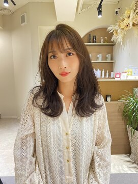 クーナバイトマト 横浜(Cuna by TOMTO) 【RYOSUKE】フェイスレイヤー_レイヤーカット_ベージュカラー