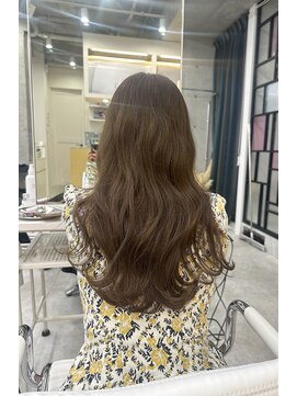 ディジョン(Dijon) 韓国顔まわりレイヤーカットグレージュオリーブベージュブラウン