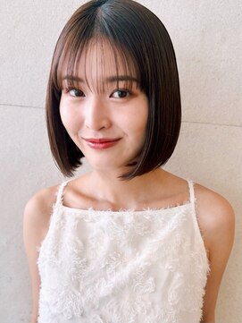 トリコ ショップアンドヘアサロン(tricot shop hair salon) 簡単スタイリングボブヘア／小顔ボブ