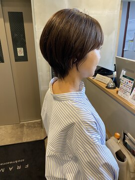 フレーム なんば店(FRAME) 女性らしさ◎ひし形ショート