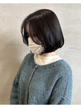 ミュゼプリュム(Musee plume) 顔まわりのあるボブ