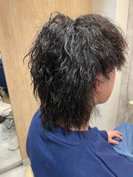 エヌアンドエー せんげん台店(N&A) ワイルドでかっこいい無造作ツイストスパイラル×ウルフ