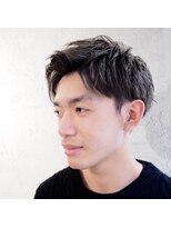 アーティスオム(Artice HOMME)&nbsp;刈り上げツーブロック/刈り上げショート/アップバング