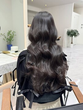 エレリー 栄店(EleRe) ワンホンヘア×ラベンダーグレージュ【艶髪】