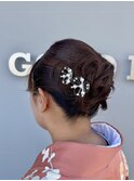 『訪問着着付け× ヘアセット』