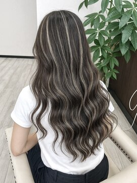 ベルヘアーデザイン 堺東(Belle hair Design) コントラストハイライト/レイヤーカット/外国人風/ブリーチ/堺東