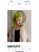 モニカ(MONIQA) neon green color