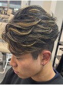 ツイストスパイラルパーマツイストパーマメンズマッシュパーマ