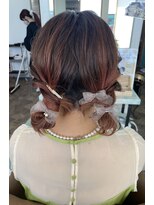 ヘアーディア みどり店(Hair...DiA) 肩上ボブでもできるツインお団子☆