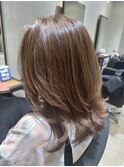 レイヤー/外ハネ/韓国/髪質改善