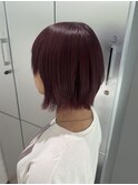 ブリーチなしカラー／髪質改善/ミルクティーベージュ/小顔へア