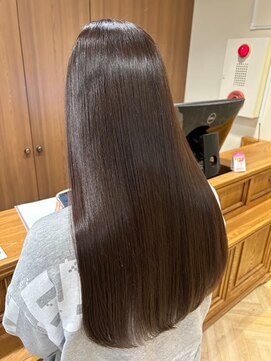 シェリー 仙台(Cherie) 20代30代髪質改善カラー韓国風レイヤーカット小顔ヘアブラウン