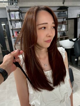 ハーシーバイアポロ 相模大野(HERSHE by apollo) ミディアムヘア/暗めカラー/グランマッシュ/レイヤーカット