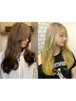 ダメージを最小限に抑えるカラーをご用意◎髪の状態に合わせてカラー剤を調合します☆【原宿/表参道】