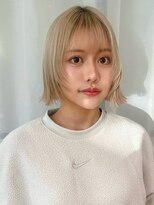 リュミエ ドゥ マッシュ(Lumier de mashu)&nbsp;【梅田/茶屋町/中崎町/大阪】ハイトーンボブ/切りっぱなしボブ