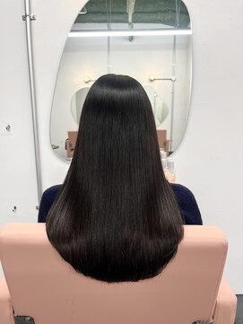 髪質改善ストレート/レイヤーカット/顔まわりカット