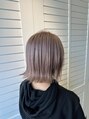 ワン 茅ヶ崎(ONE002)&nbsp;シンプルにグレージュ！ブリーチだと透明感抜群です！