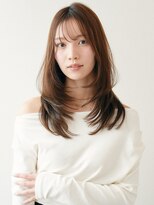 ReFa認定プレミアムサロン全席個室美容室 Zina 川崎西口【3月9日NEW OPEN（予定）】&nbsp;髪質改善＊スモーキーブラウンセミロング【Zina川崎】