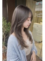 アース 豊橋店(HAIR&MAKE EARTH)&nbsp;ベージュロングスタイル