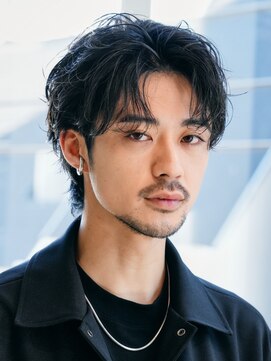 フィフス 札幌大通(fifth) 札幌メンズパーマルーズパーマシャドウパーマセンターパート緩め