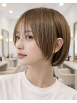 アーツ 新宿(arts)&nbsp;ショートボブ×シースルーバング×丸みショートの柔らかヘア