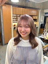 アルウ(Aru)&nbsp;【ブリーチカラー】ミルクティーベージュ