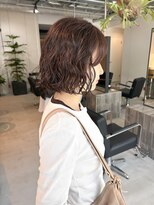 リノバイホヌア(Lino by hoNua.)&nbsp;透明感ラテベージュ × ボブパーマ