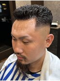 アイロンパーマ／スキンフェード