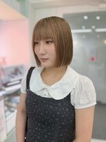 アール 横浜(R)&nbsp;【YUZUKI】ぱつっとボブ×ミルクティーベージュ