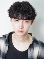 プルーブトウキョウ 渋谷(PROVE TOKYO)&nbsp;爽やか無造作ビジネスツーブロックシャドウパーマ