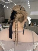 編みおろしアレンジ