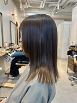 アロン(alon) 大人ミディアム 白髪ぼかし 明るめカラー 30代40代50代