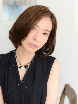 パティオン(PATIONN) パーソナルカラーでうるツヤ愛されブラウンのエレガントボブ☆
