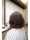 毛先遊ばせボブ♪