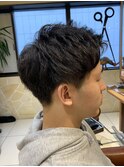 アップバングショート