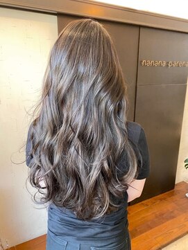 ナナナ パレナ 大津膳所店(nanana parena) 透明感艶髪ミルクティーベージュ☆