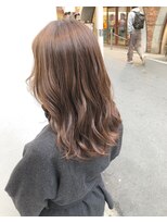 モルニ(MORNI)&nbsp;ショコラブラウン_マロンベージュ Aラインボブ かきあげ