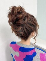 ヘアーセットサロン ピンキー(Hairset Salon Pinky) Pinky..お団子アレンジアップ
